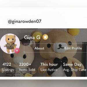 Meet your Posher, Gina @ginarowden07